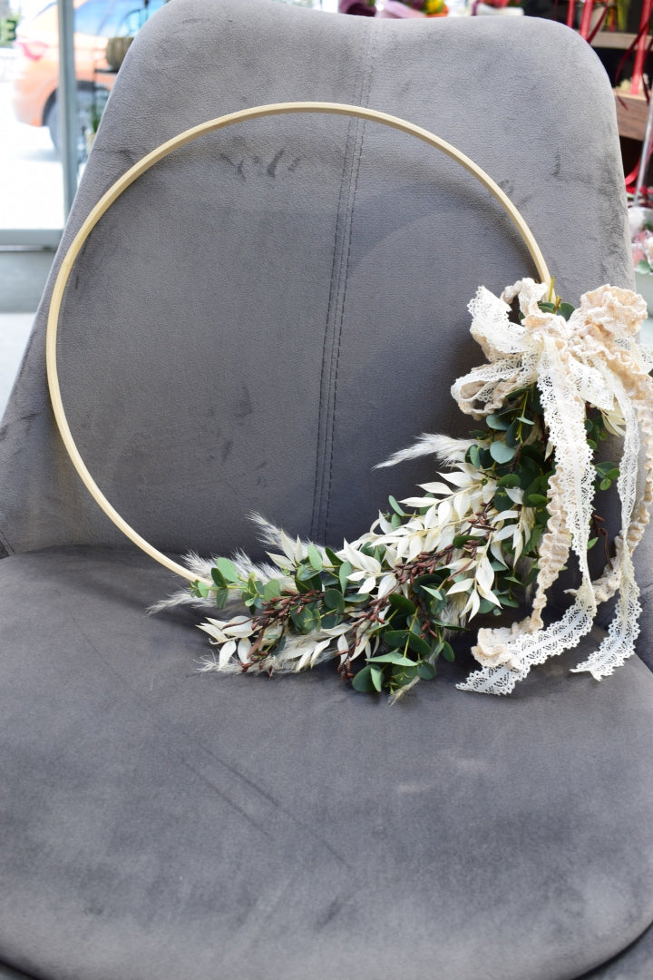 Flower-Loop Bambusring natur