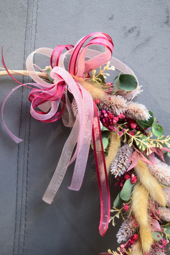 Flower-Loop Bambusring rosé